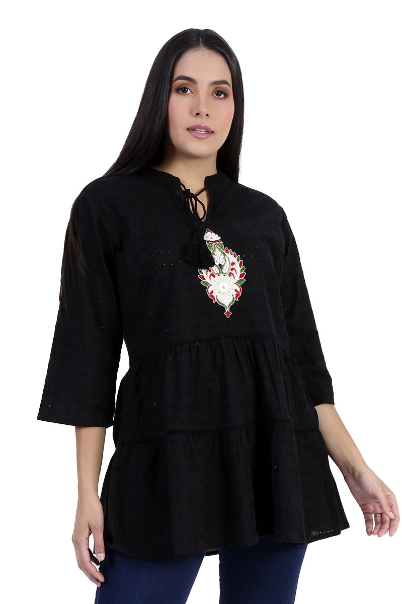 Blusa Tipo Túnica Diseño Paisley's Calada