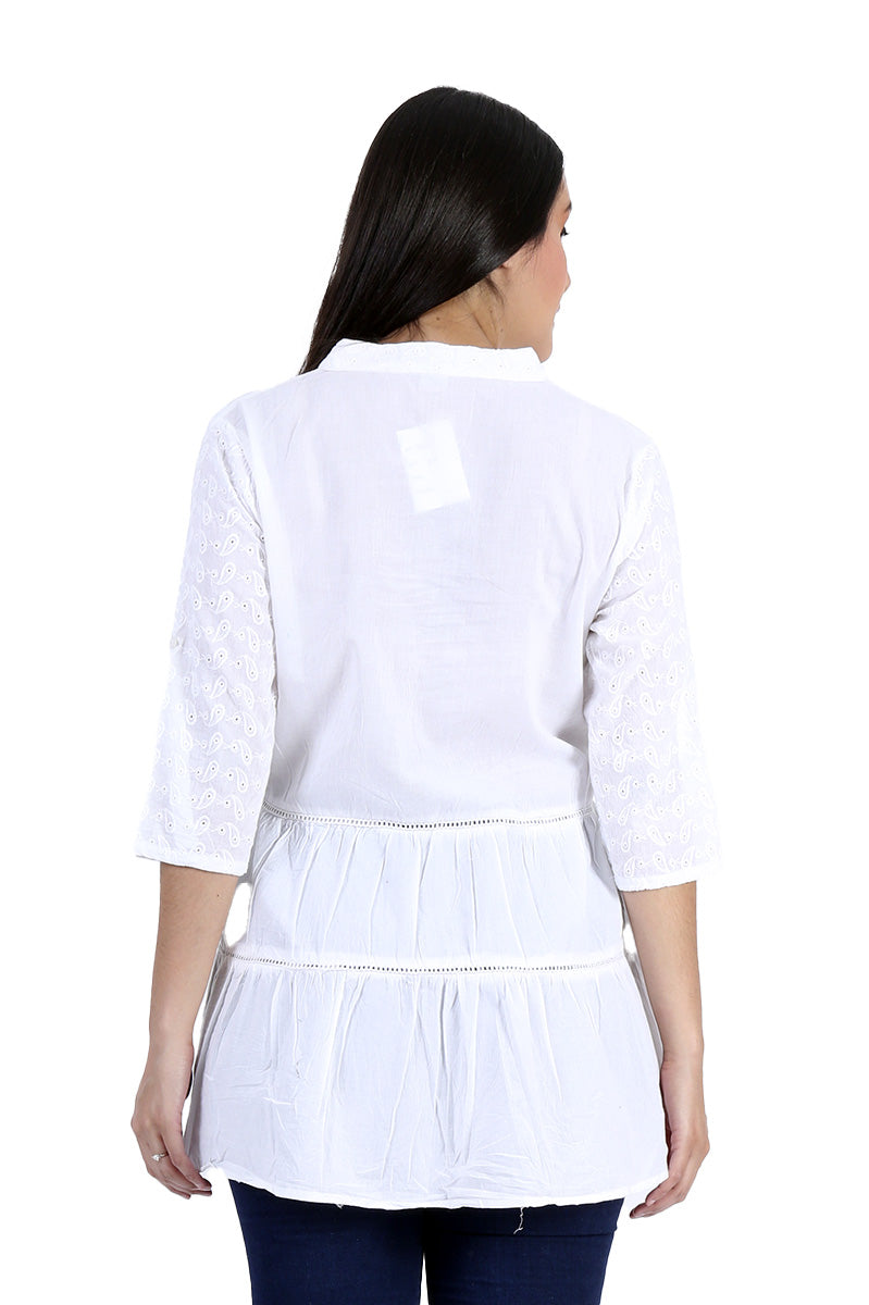 Blusa Tipo Túnica Diseño Paisley's Calada