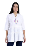 Blusa Tipo Túnica Diseño Paisley's Calada
