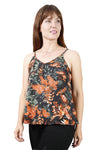 Blusa De Tirantes Estampado Floral Abstracto