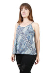 Blusa De Tirantes Estampado Floral Abstracto