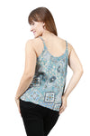 Blusa De Tirantes Estampado Floral Abstracto