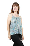 Blusa De Tirantes Estampado Floral Abstracto