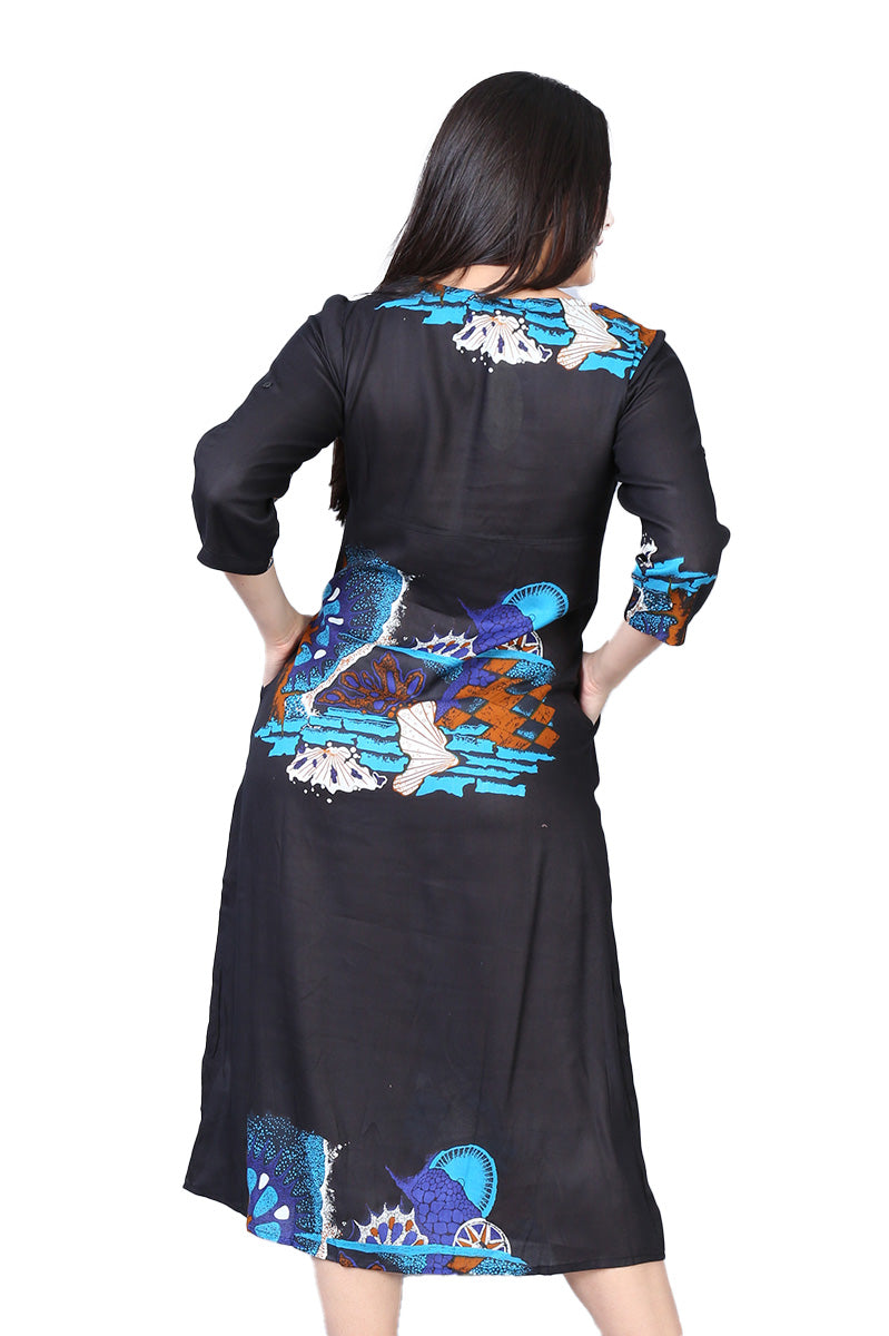 Vestido Largo Estampado