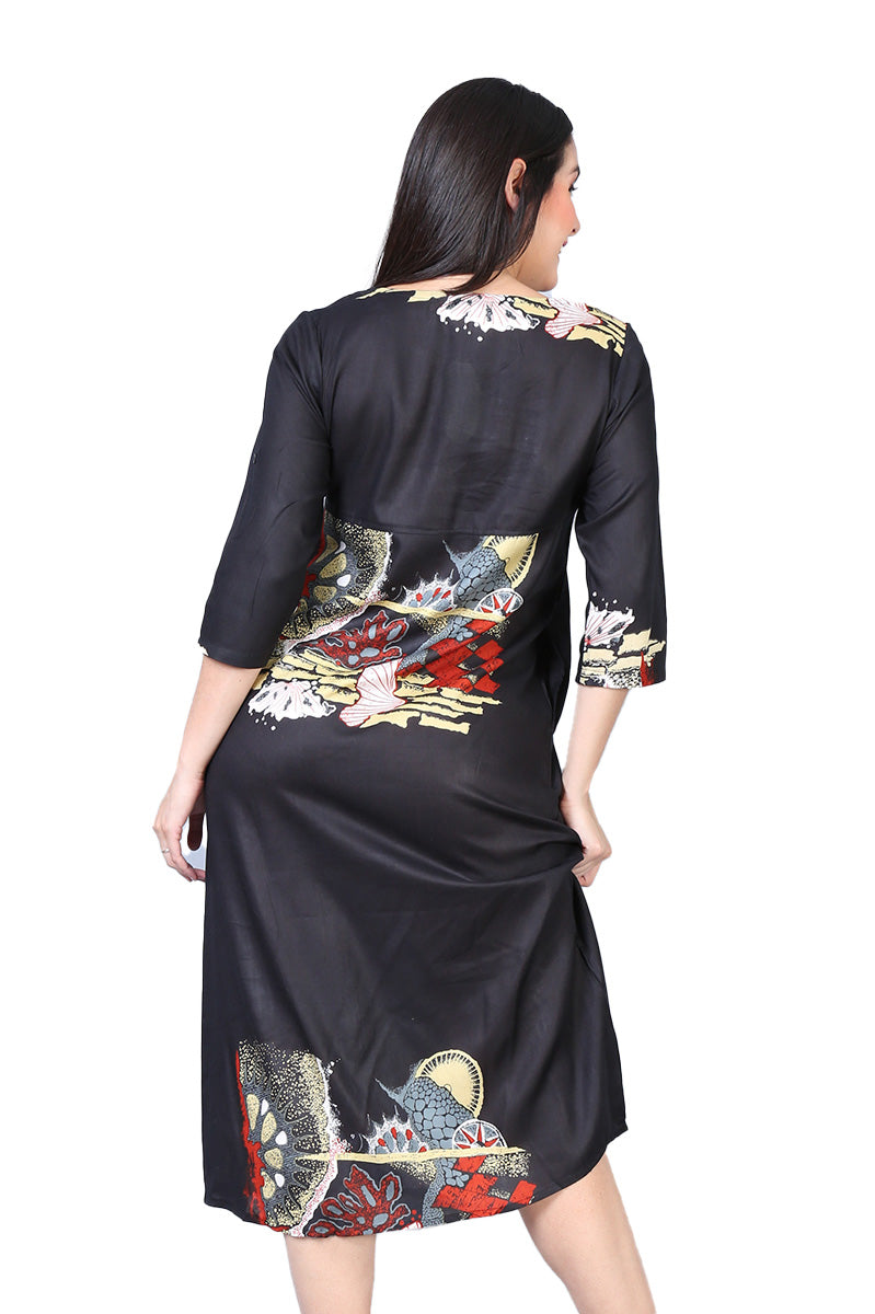 Vestido Largo Estampado